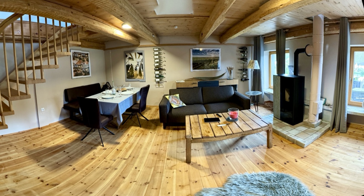Wohnzimmer mit Pelletofen