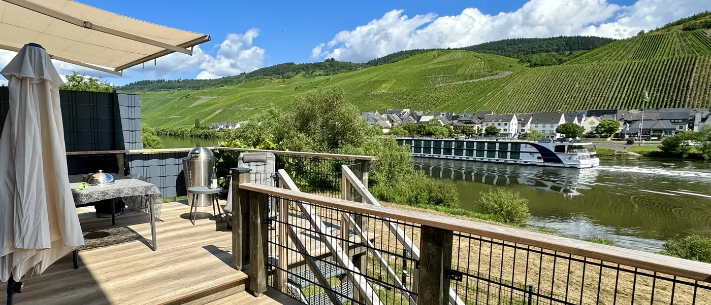 View from the entrance across the balcony