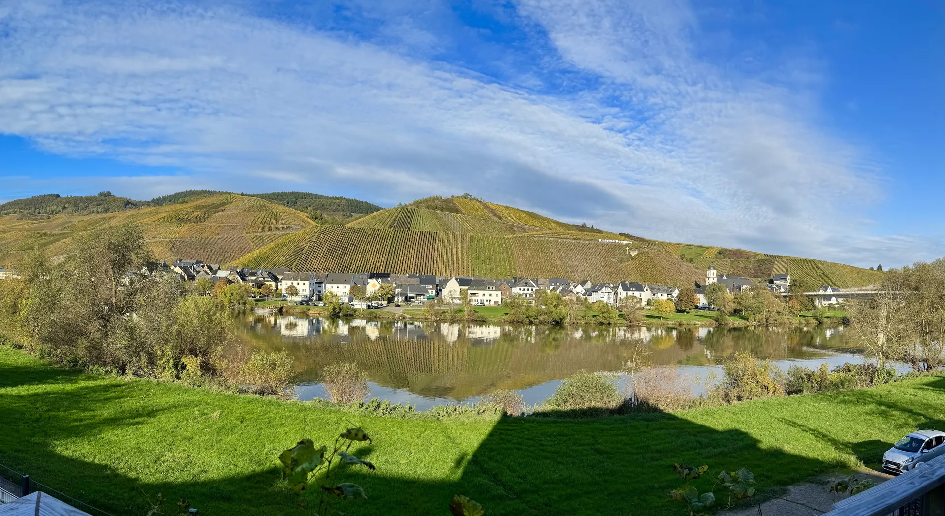 Panorama from the balcony towards Kinheim